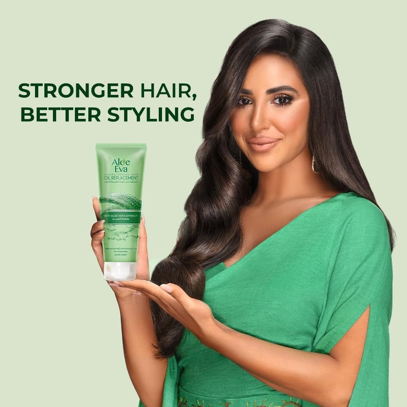 Aloe Eva Strengthening Hair Oil Replacement with Aloe Vera Extract, 250 ml - Image 2
